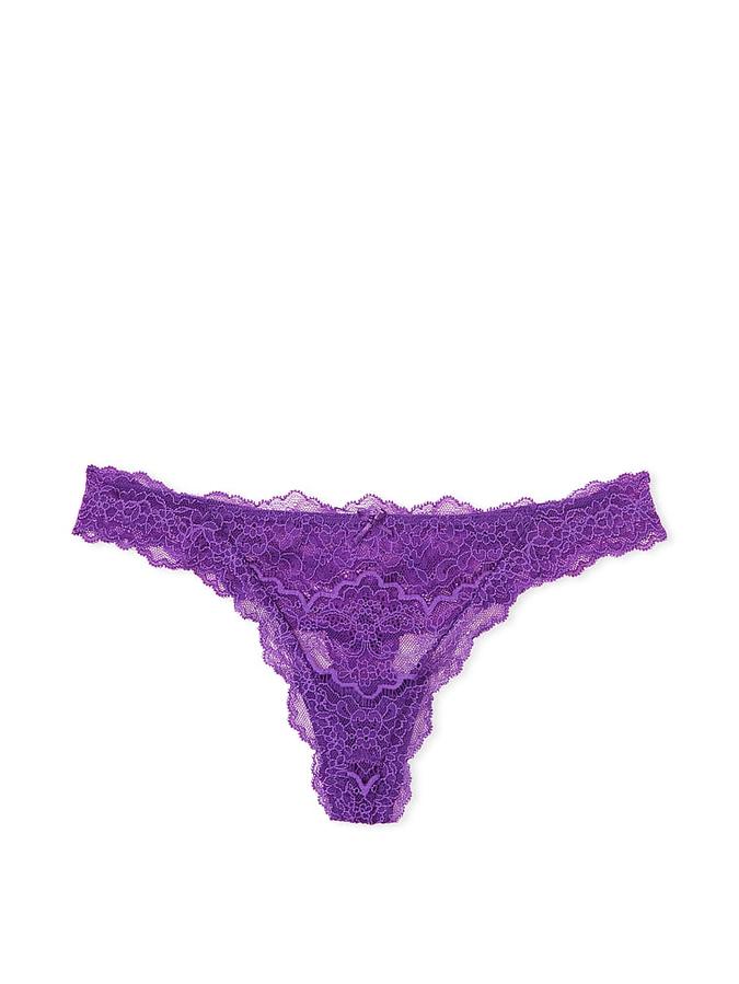Lace Thong Panty image number 1