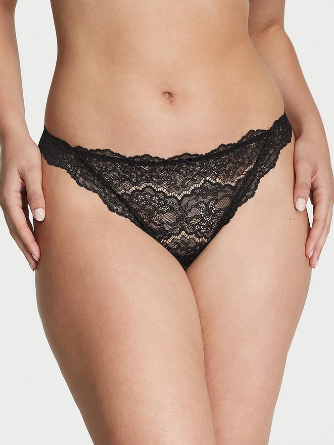 Lace Thong Panty image number 0