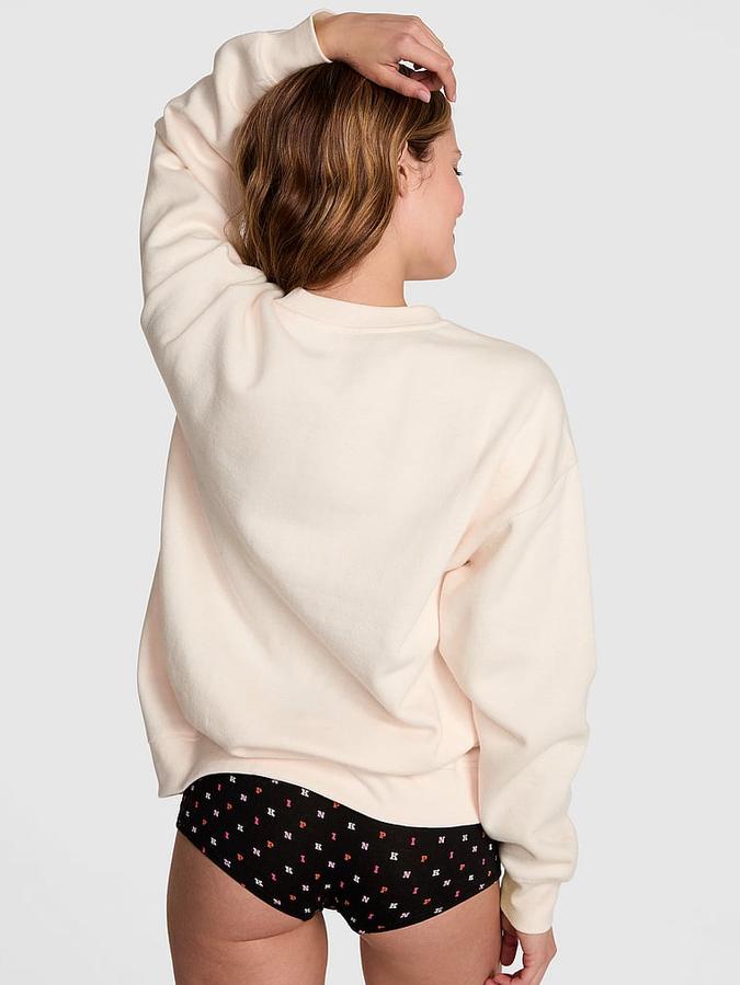 Ivy Fleece Oversized Crew Sweatshirt