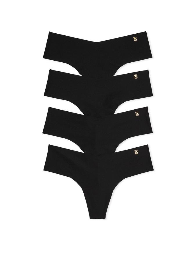 4-Pack No-Show Thong Panties image number 0