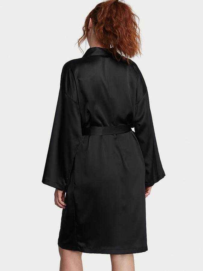 Satin Midi Robe image number 1