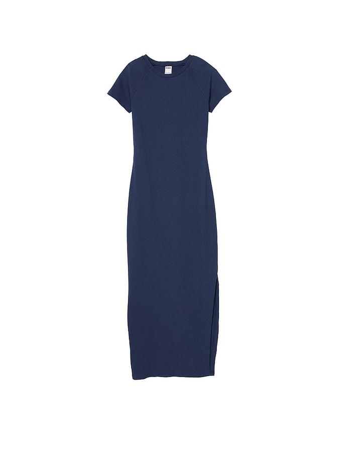 Contour Ribbed Midi Dress image number 2