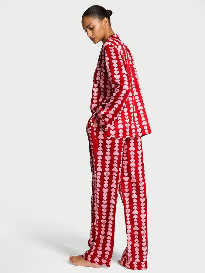 Signature Satin Long Pajama Set