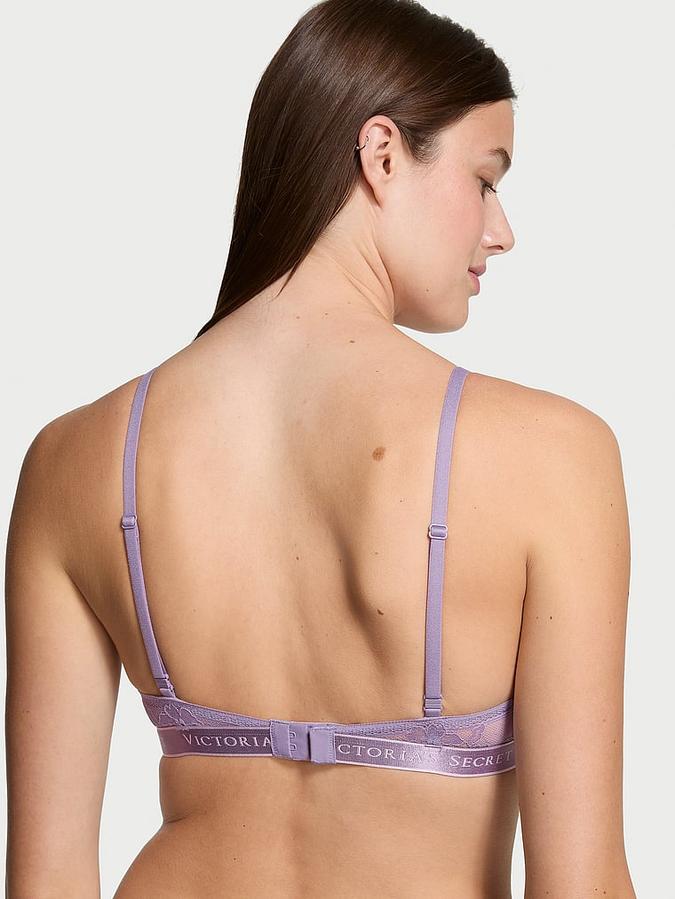 Push-Up Perfect Shape Lace-Trim Bra image number 1