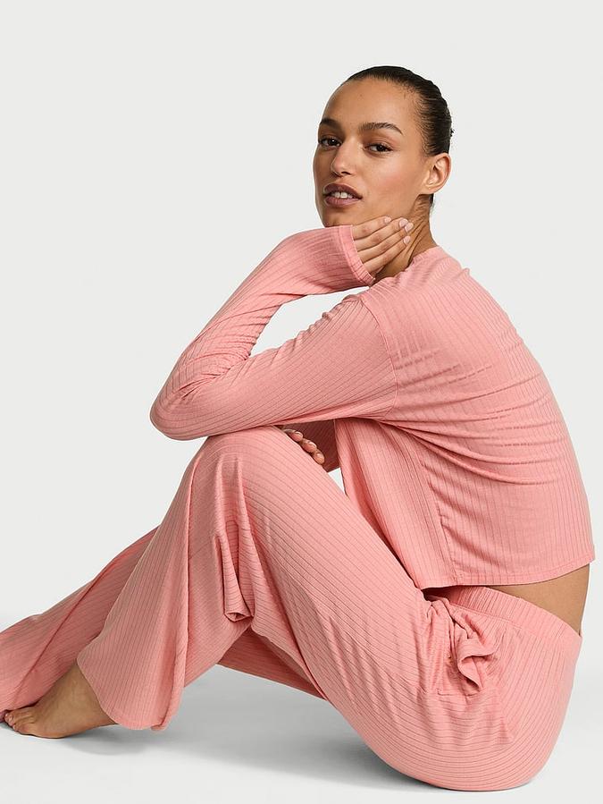 SoSoft&trade; Modal Wide-Rib Long Lounge Set