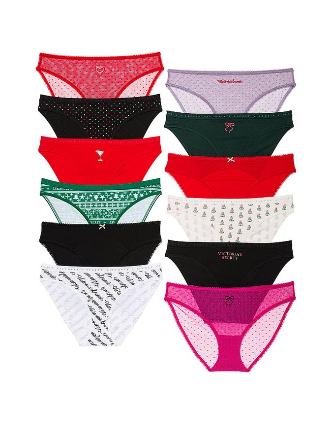 12-Pack Bikini Panties Holiday Advent Calendar image number 1