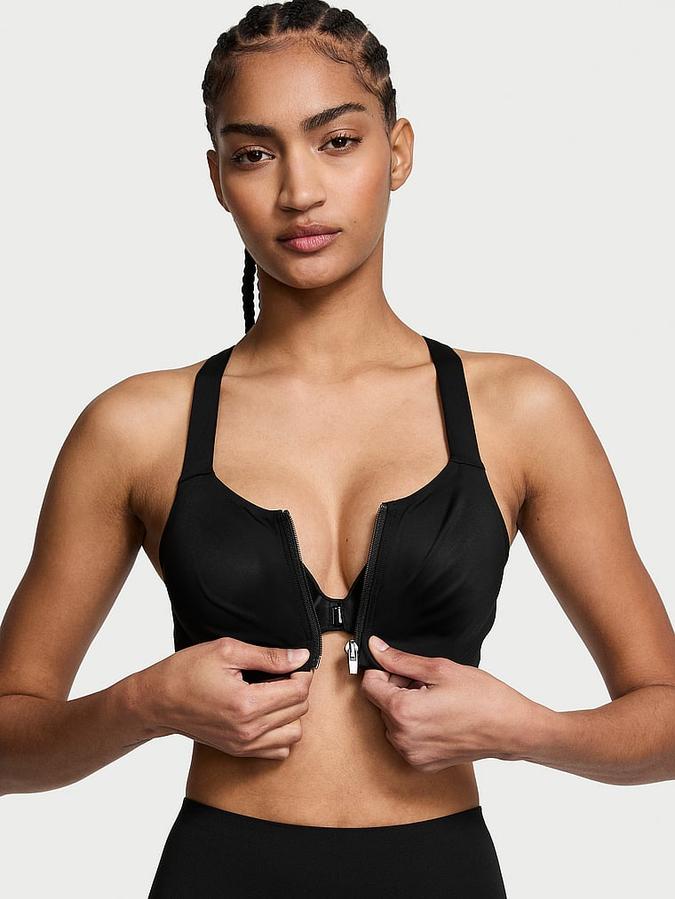 Knockout Front-Close Sports Bra image number 0
