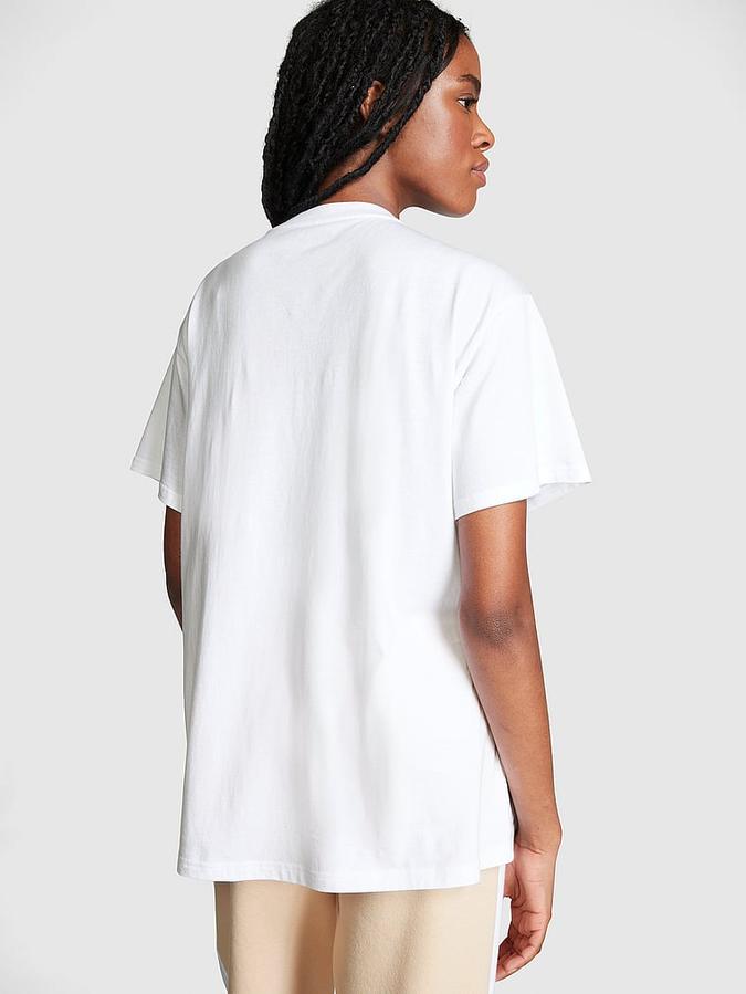 Oversized Short-Sleeve Campus T-Shirt