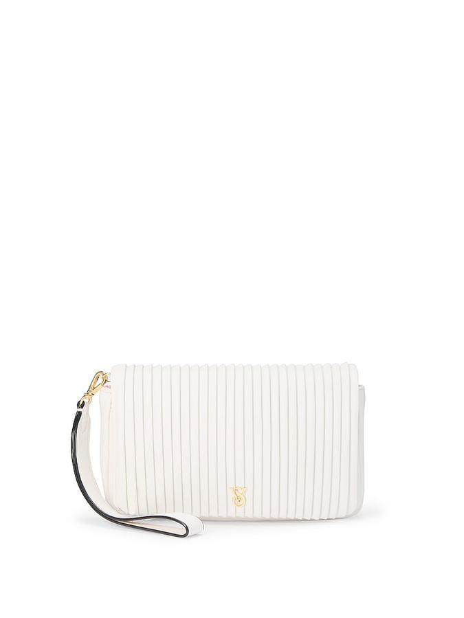 Phone Wristlet Clutch Coconut White