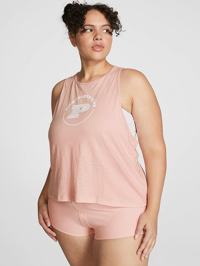 Cotton Racerback Tank Top image number 0