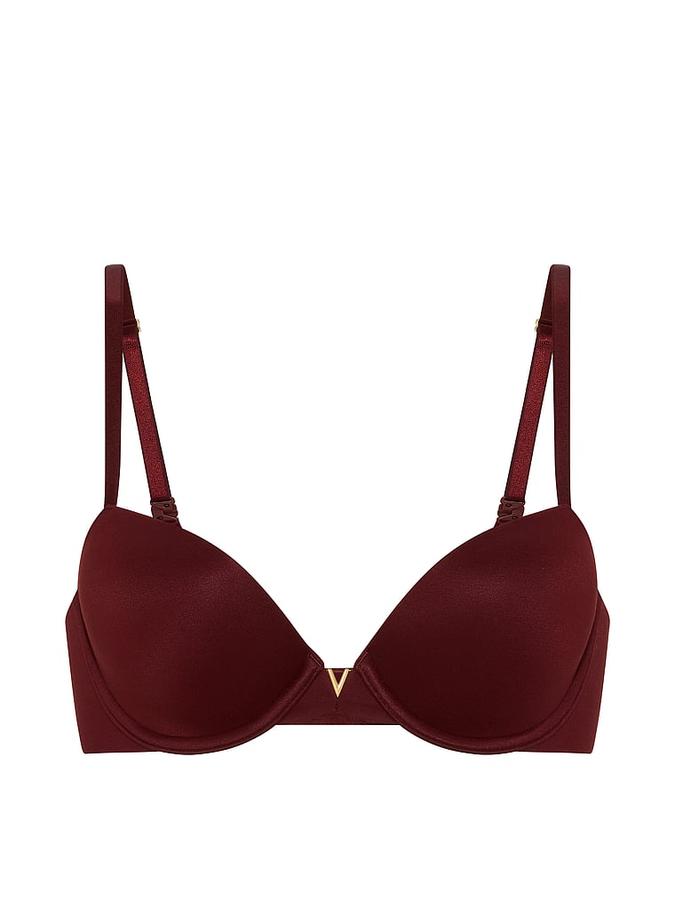 Smooth Lightly Lined Plunge Demi Bra image number 2