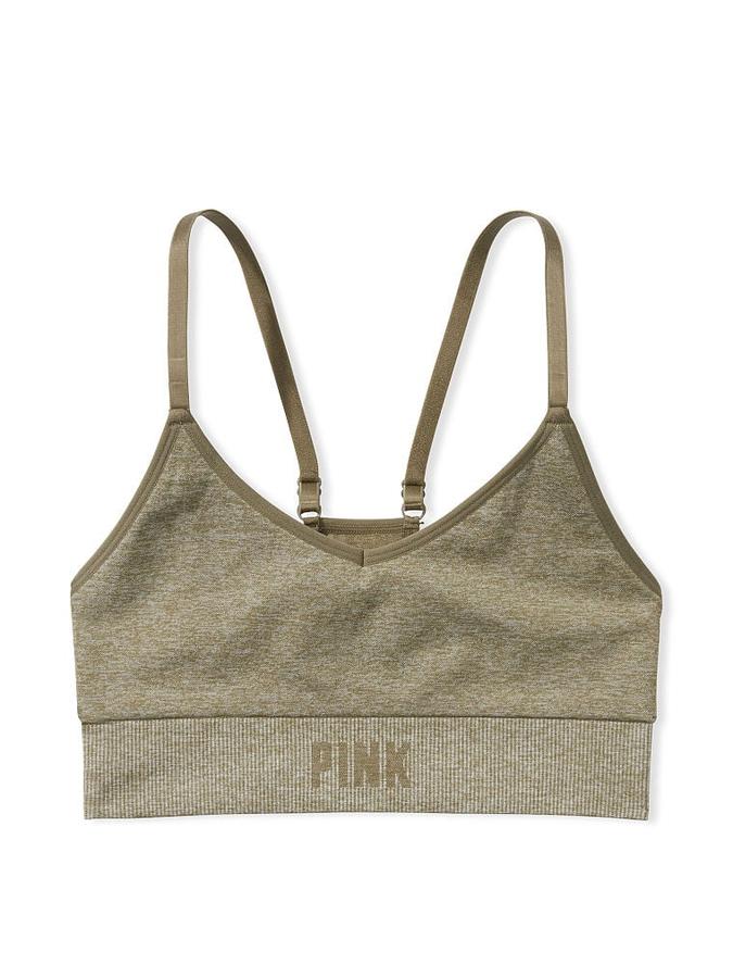 Seamless Racerback Sports Bra image number 2