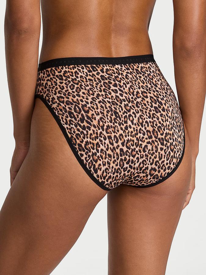 Stretch Cotton High-Leg Brief Panty image number 1