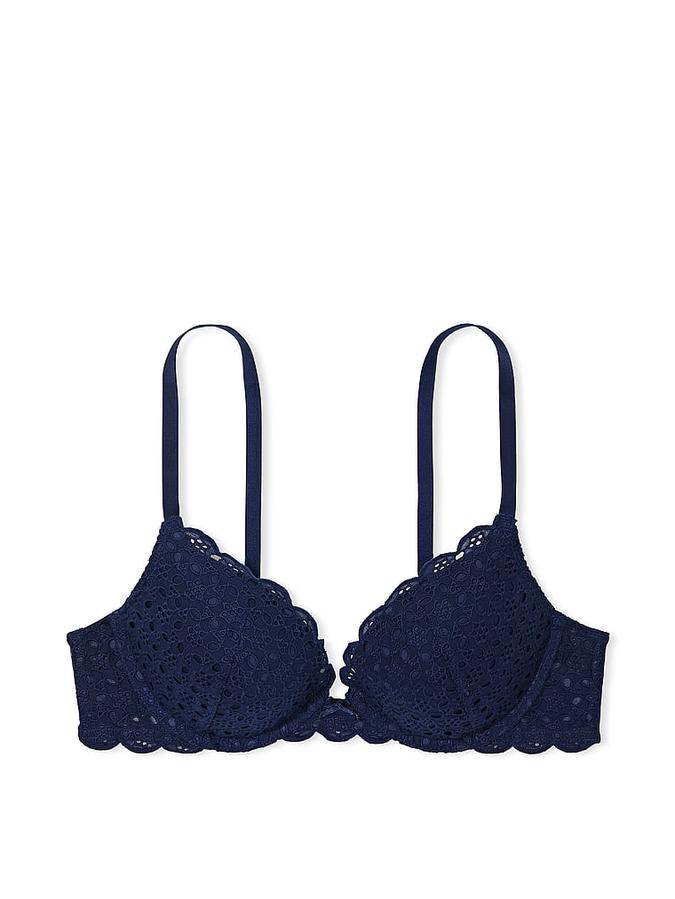 Eyelet Lace Push-Up Bra image number 2