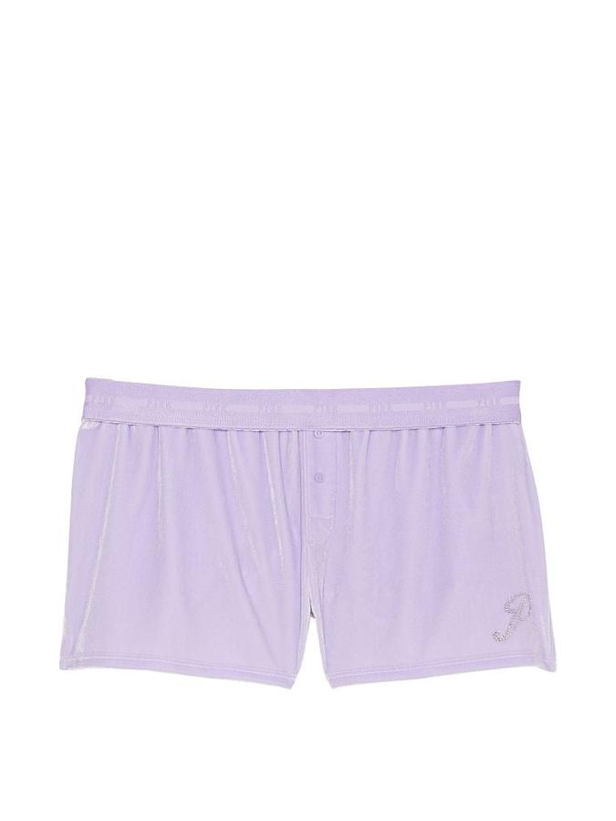 Velvet Boxy Sleep Shorts image number 2