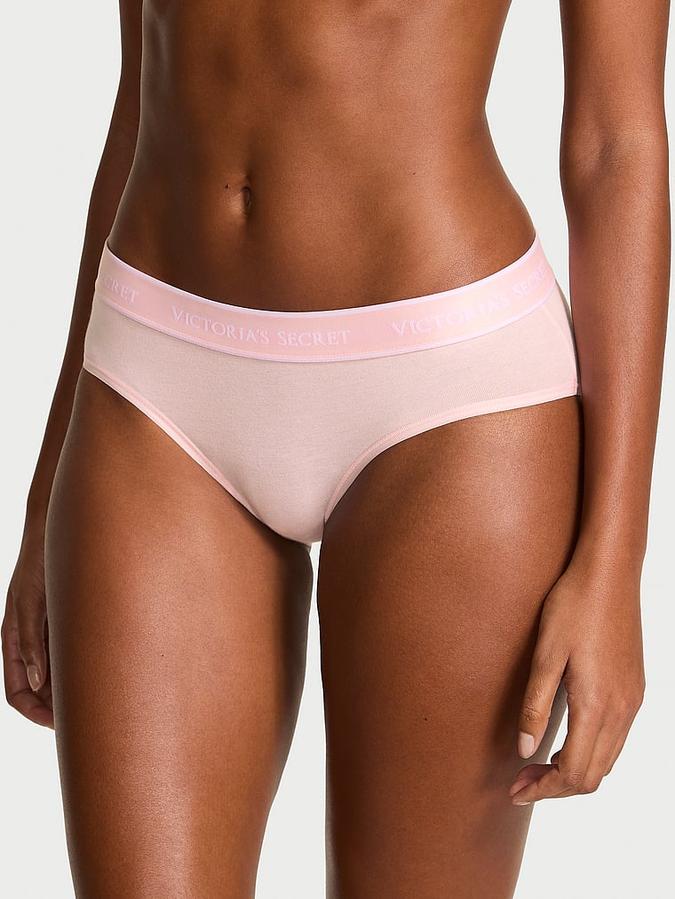 Logo Cotton Hiphugger Panty