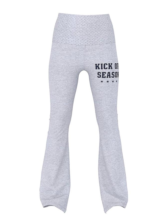 All-Day Cotton Foldover Flare Leggings image number 2