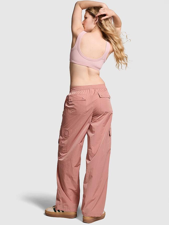 Parachute Satin Cargo Pants image number 1