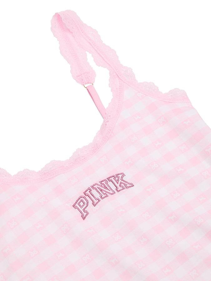 PINK x LoveShackFancy Cotton Cami image number 3