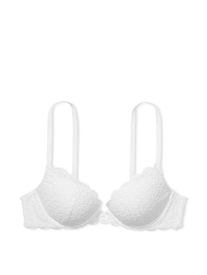 Eyelet Lace Push-Up Bra image number 2