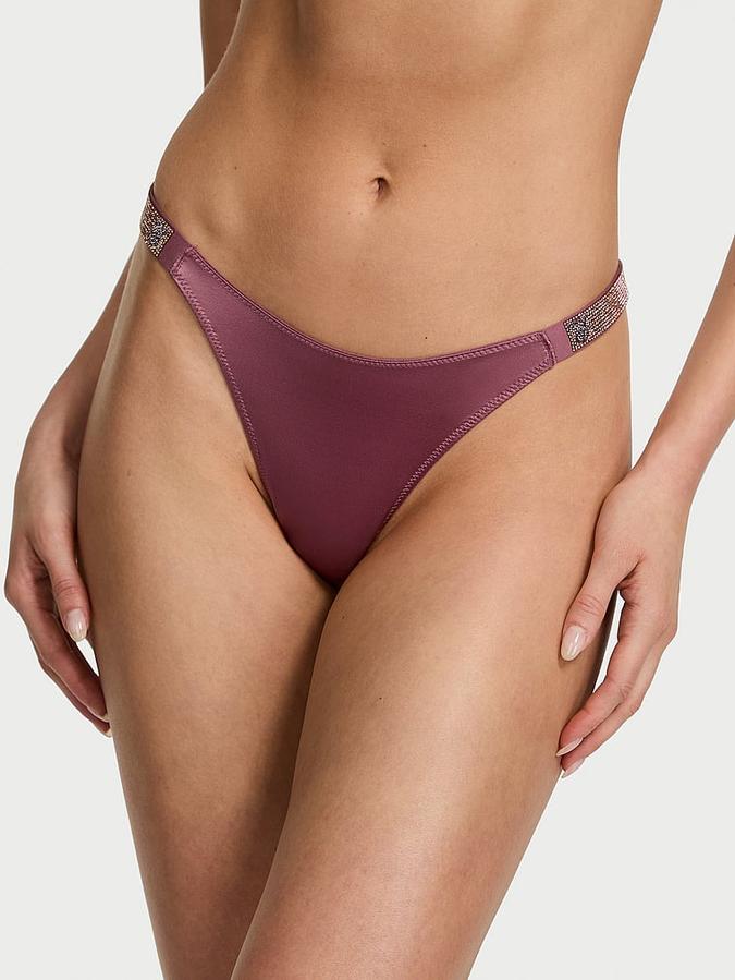 Shine Strap Thong Panty