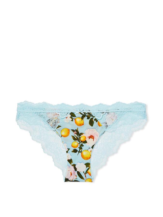 Floral Lace-Trim Cheekini Panty image number 2