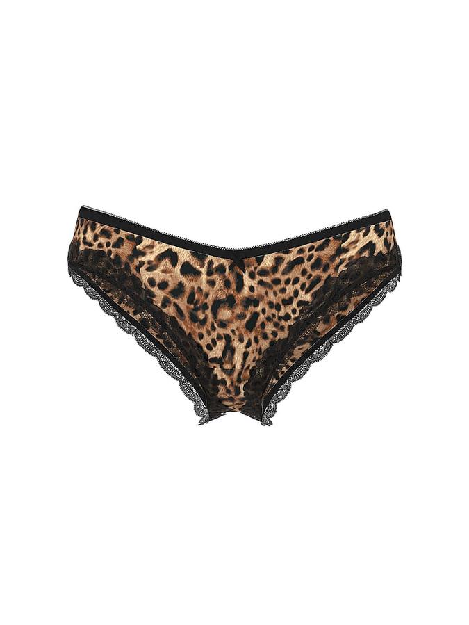 Tease Sheer Shimmer High-Leg Cheeky Panty image number 2