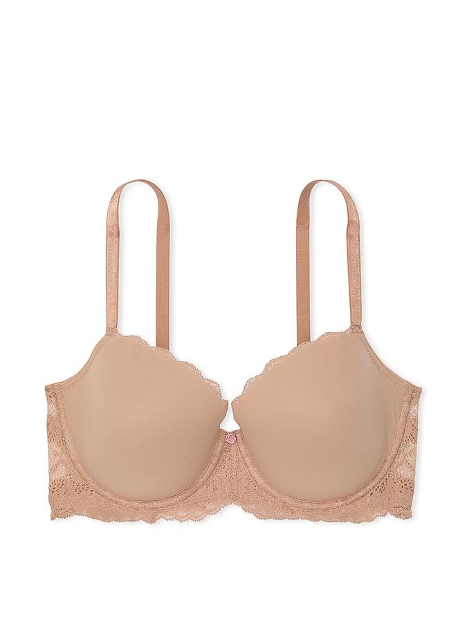 Smooth & Lace Lightly Lined Classic Coverage Demi Bra image number 2