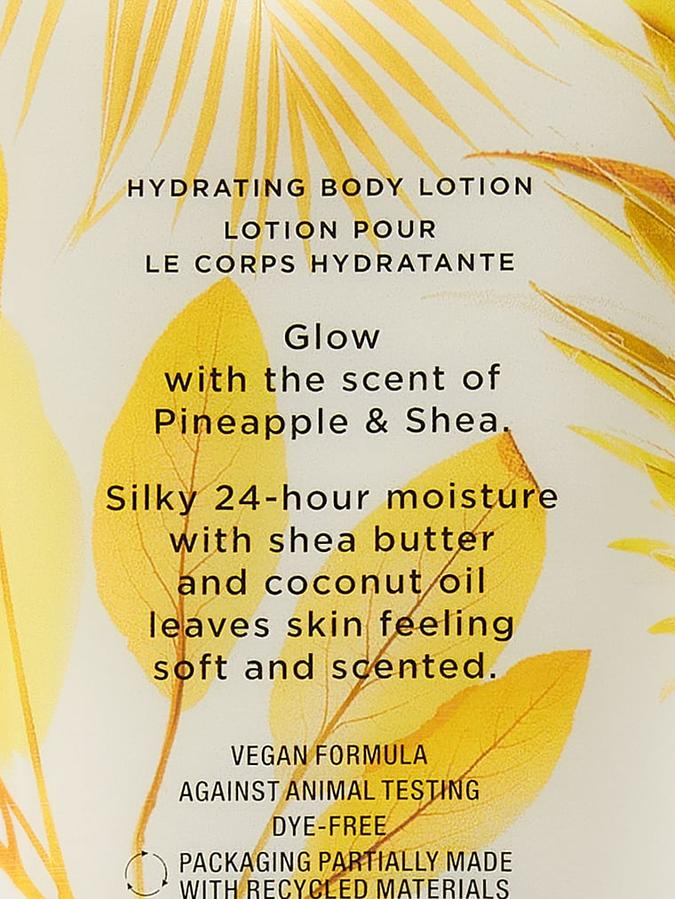 Pineapple Shea Glow Natural Beauty Hydrating Body Lotion image number 1