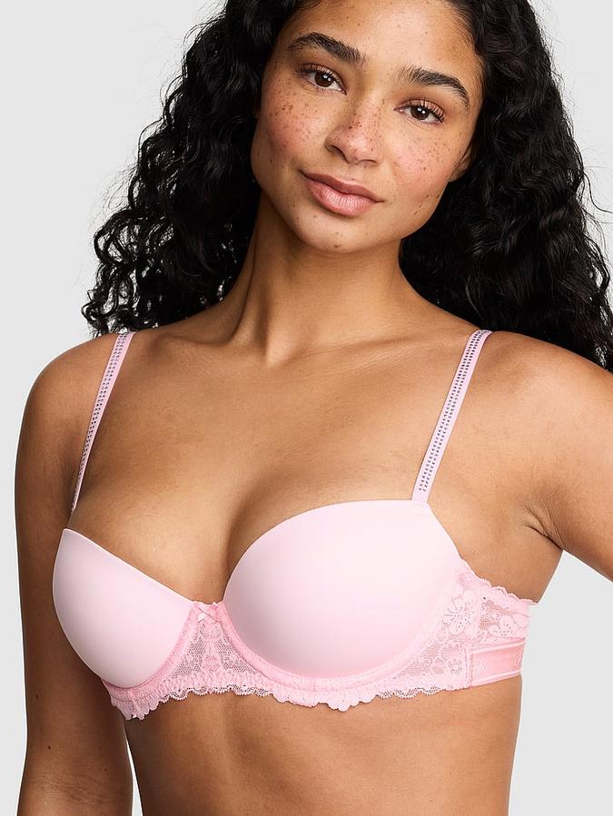 PINK Wink&trade; Push-Up Balconette Bra