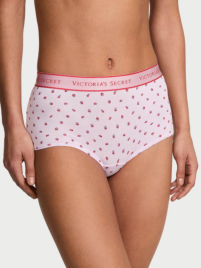 Logo Cotton Boyshort Panty image number 0