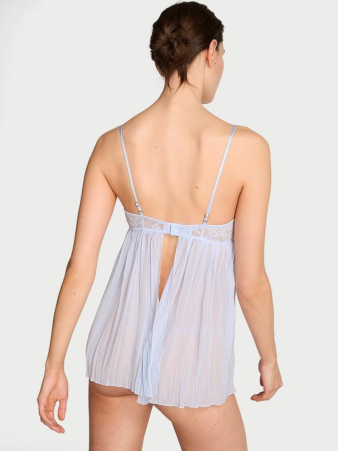 Dare to Dream Lace Pleated Babydoll Set