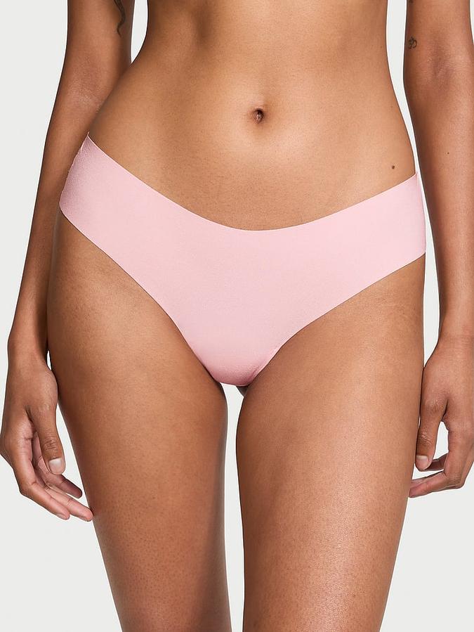 No-Show Lace-Back Thong Panty image number 0