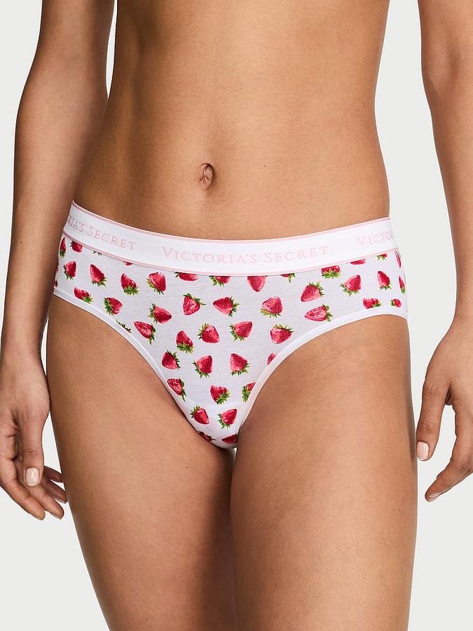 Logo Cotton Hiphugger Panty