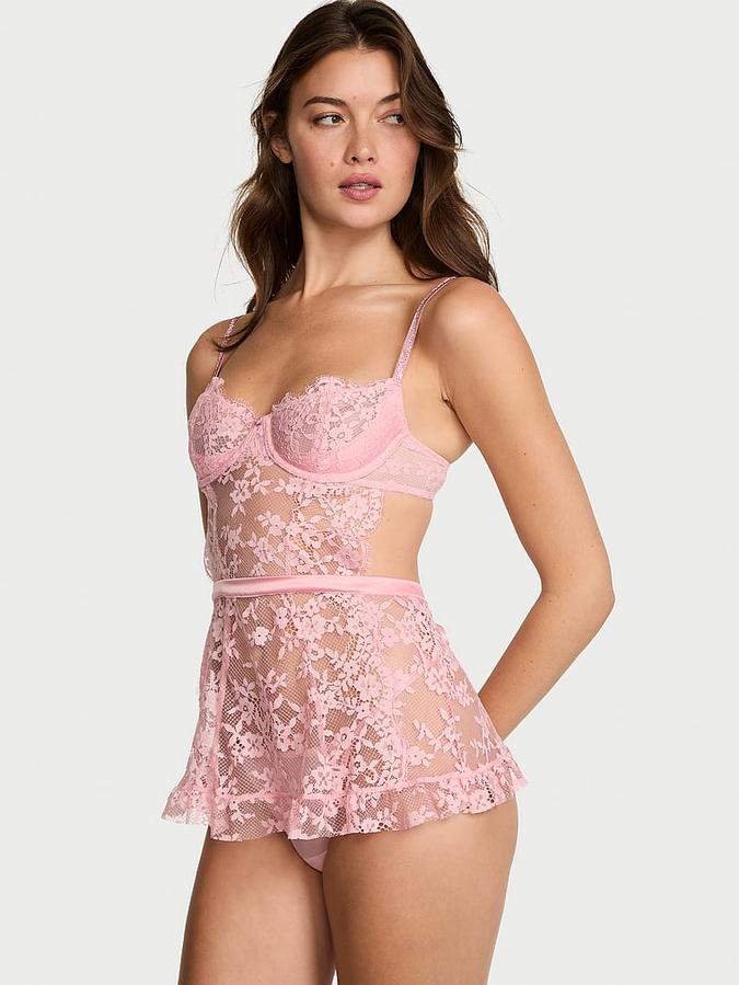 Wicked Twinkle Lace Unlined Apron Set