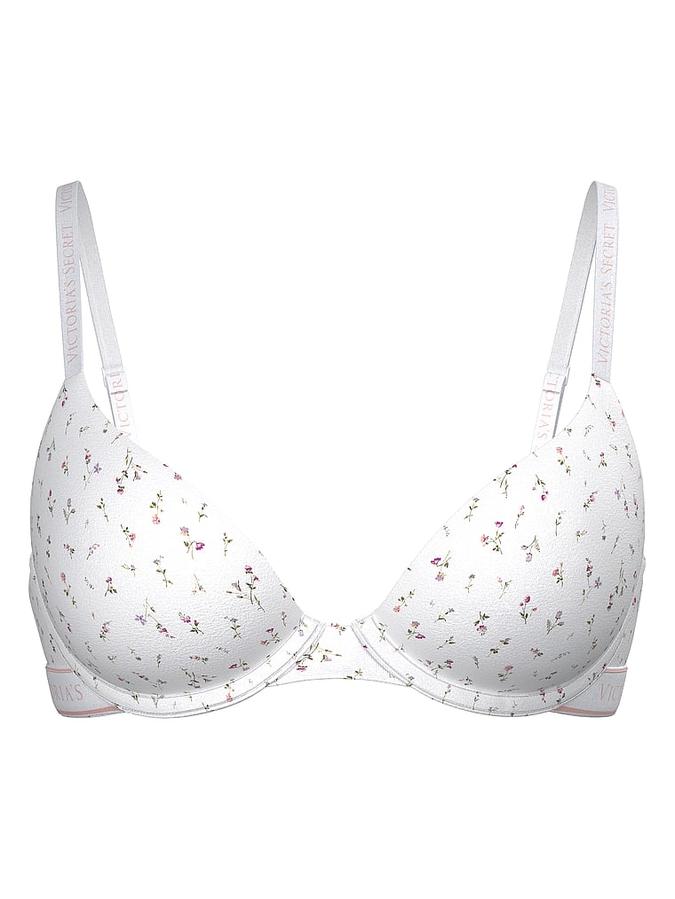 Lightly Lined Cotton Demi Bra image number 2