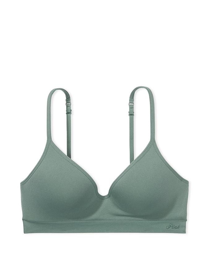 Seamless Wireless Push-Up Bralette image number 2
