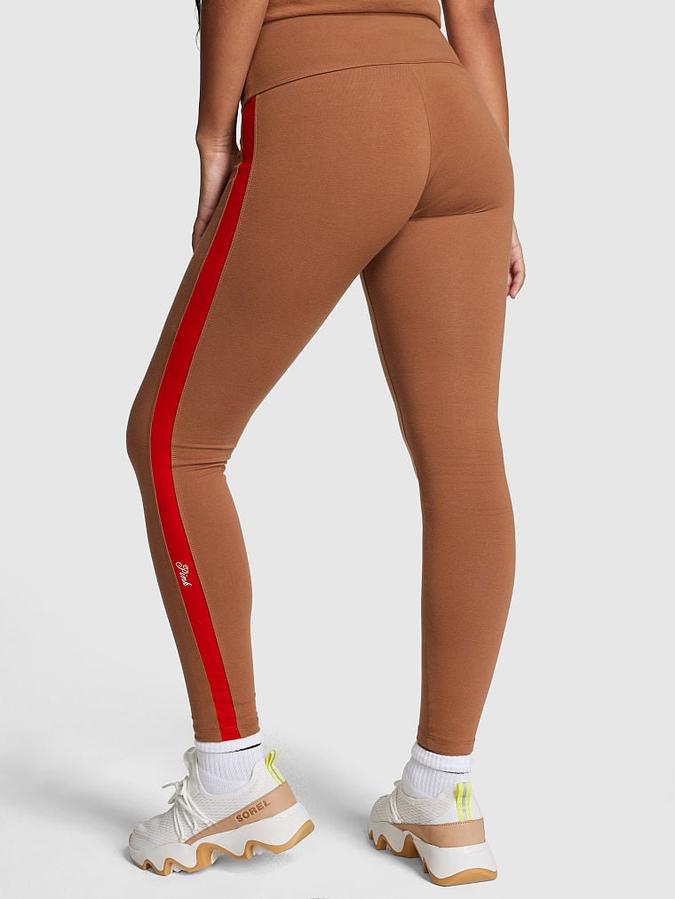 Cotton High-Waist Leggings image number 1
