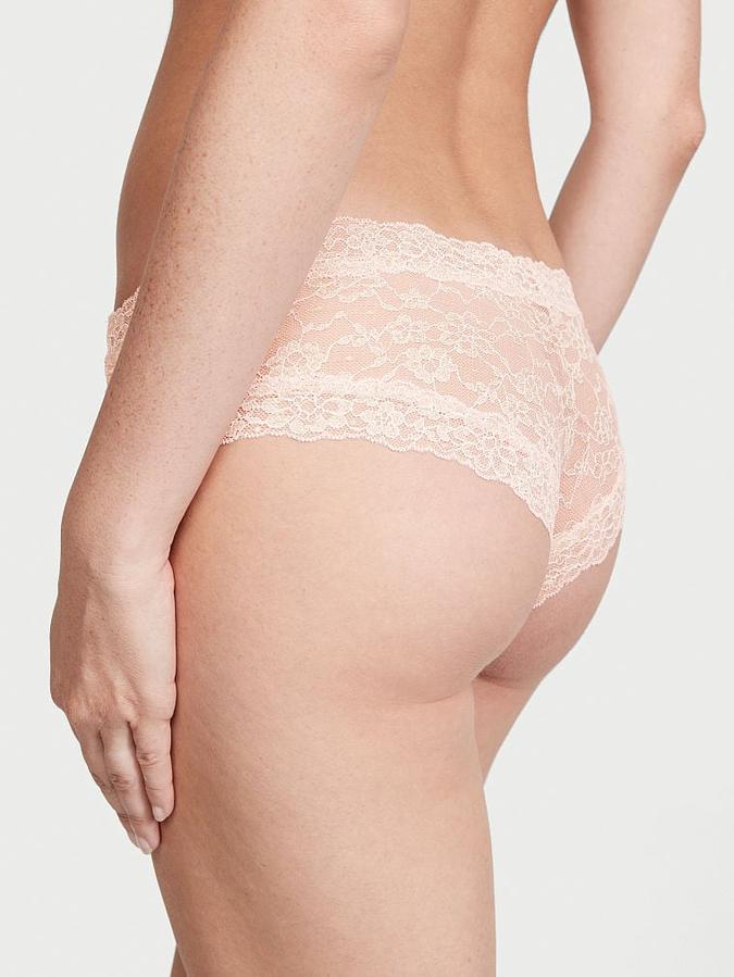 Shimmer Lace Lace-Up Cheeky Panty image number 1
