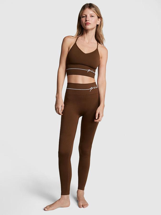 Seamless High-Waist Leggings image number 1