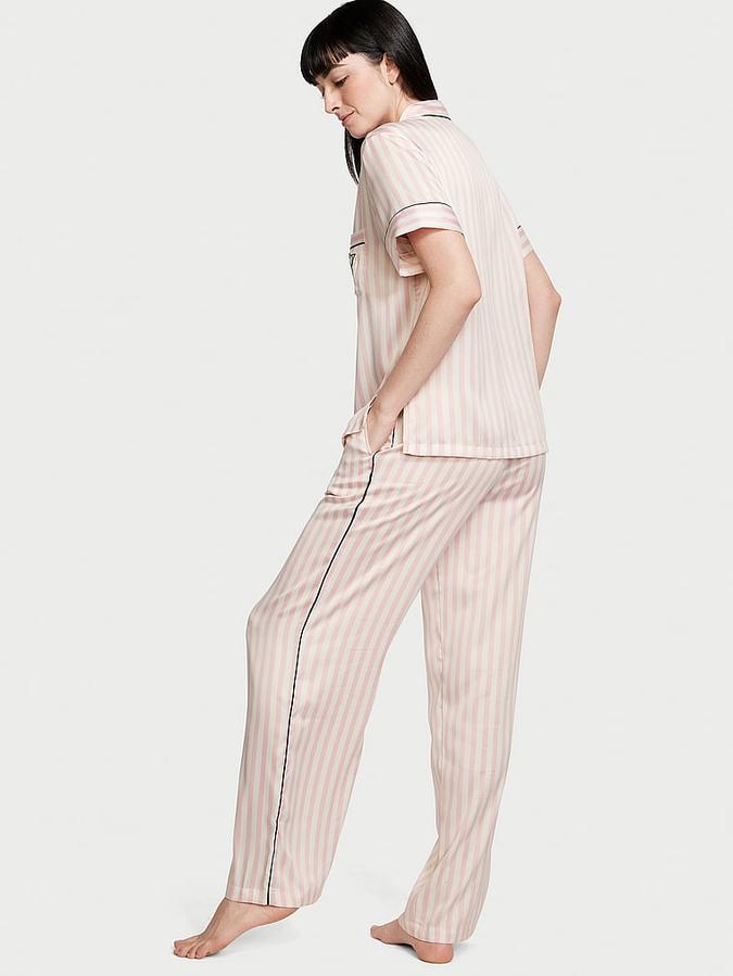 Satin Short-sleeve PJ Set