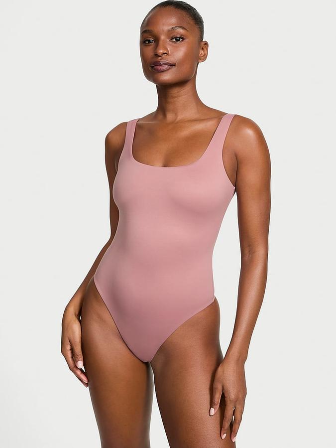 Bodywear by Victoria's Secret with FeatherSoft™ Innovation Square-Neck Tank Bodysuit image number 0
