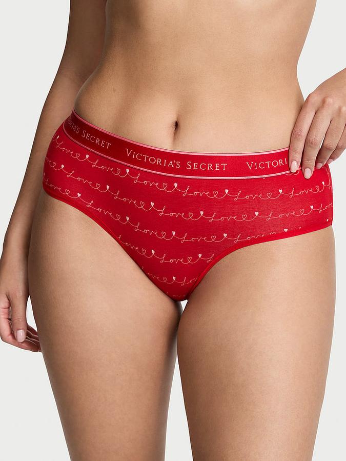 Logo Cotton Hiphugger Panty