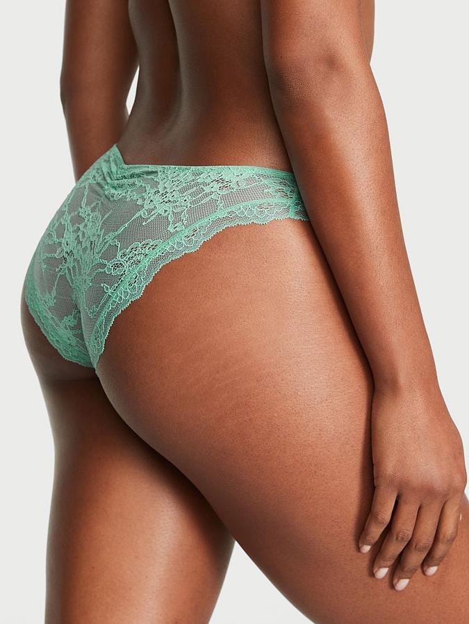 Ribbon Slot Lace Cheekini Panty image number 1