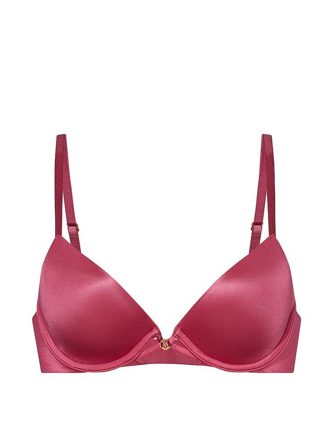Smooth Lightly Lined Plunge Demi Bra image number 2