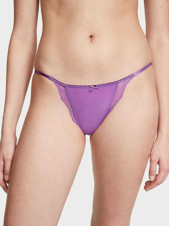 Smooth & Lace Mini String Bikini Panty