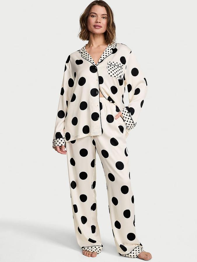 Signature Satin Long Pajama Set