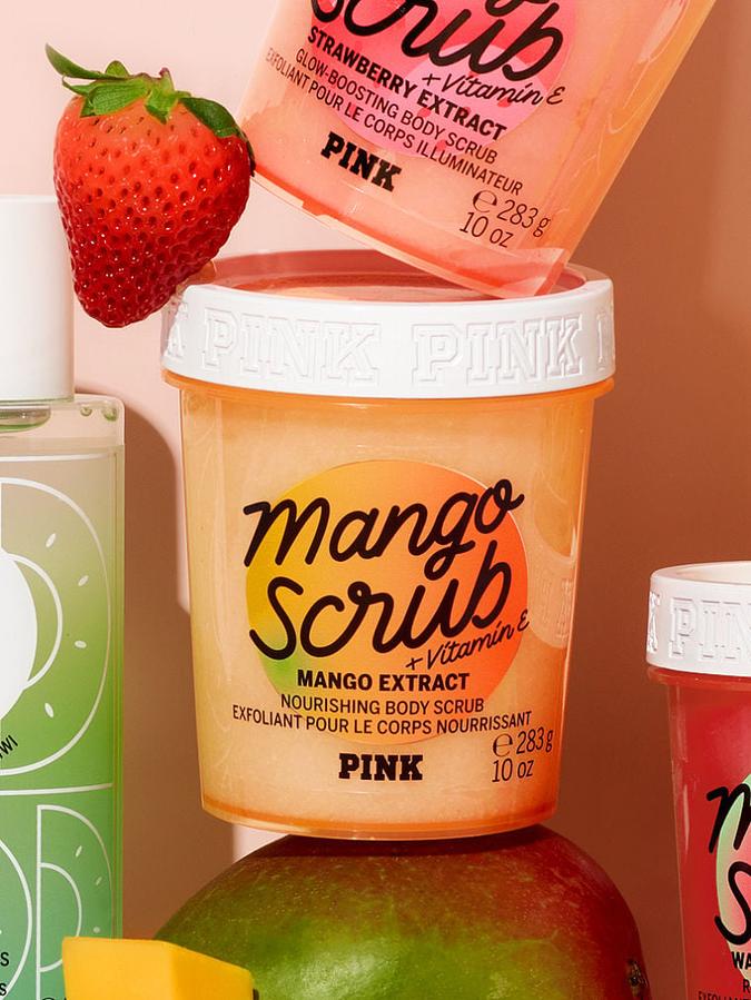 Victoria's Secret Pink Melon Refreshing Body Scrub With Vitamin E - 10 Oz NEW