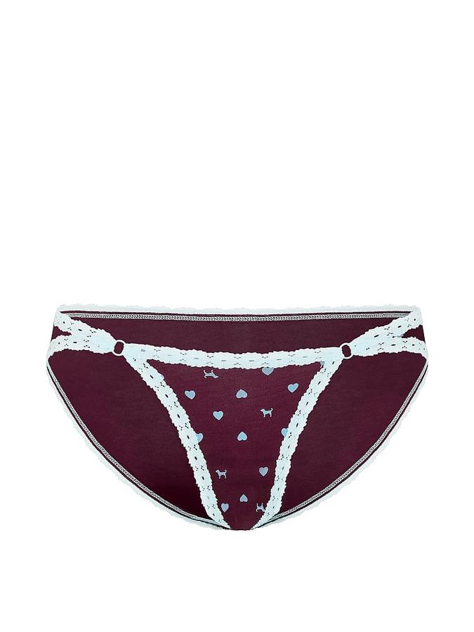 Cotton Lace-Trim Cheeky Panty image number 2