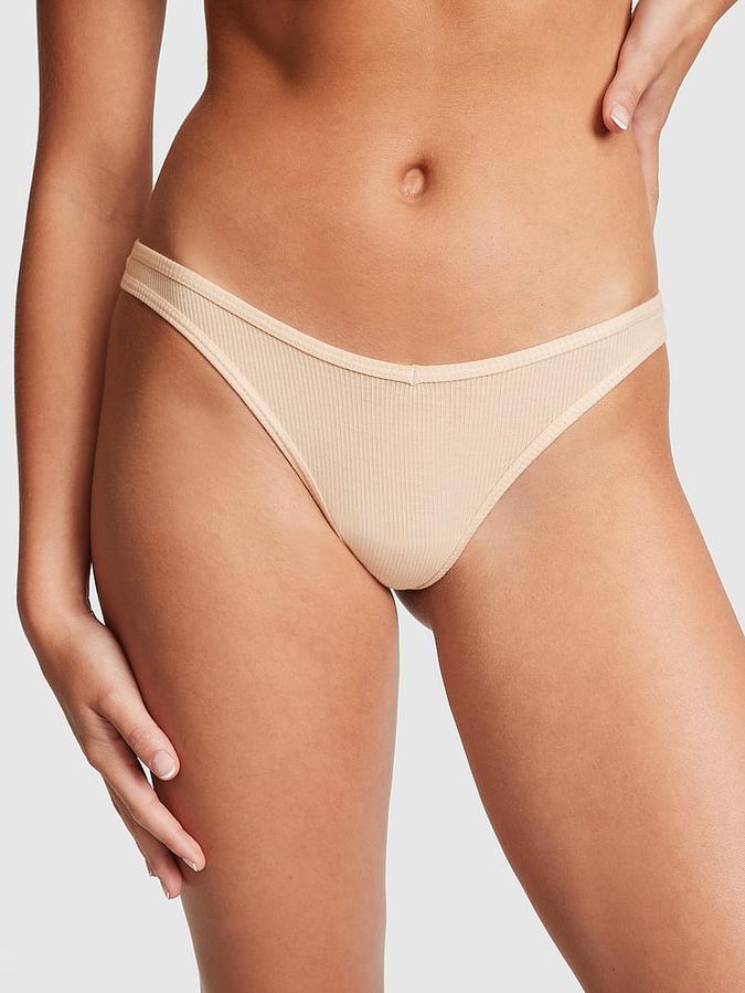 Cotton Thong Panty image number 0